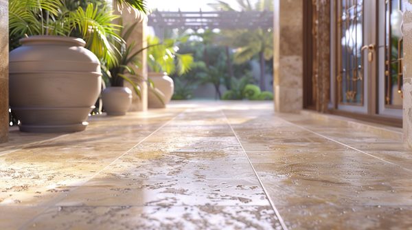 Colle travertin intérieur extérieur : astuces et conseils